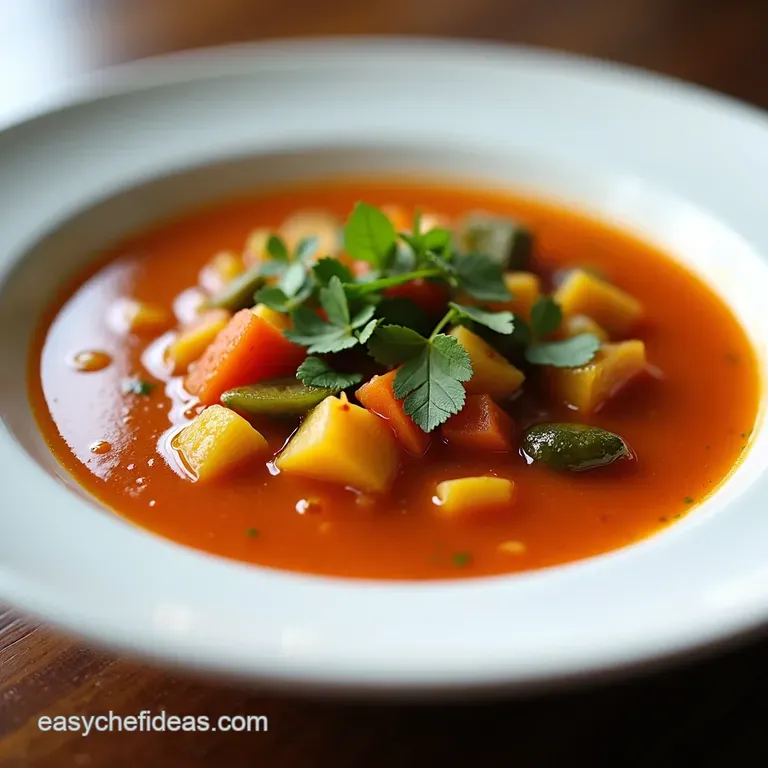 Cozy CarbConscious Garden Vegetable Soup