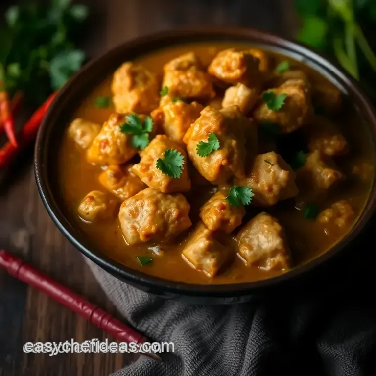 Cozy & Classic Massaman Curry (With Chicken or Tofu) presentation