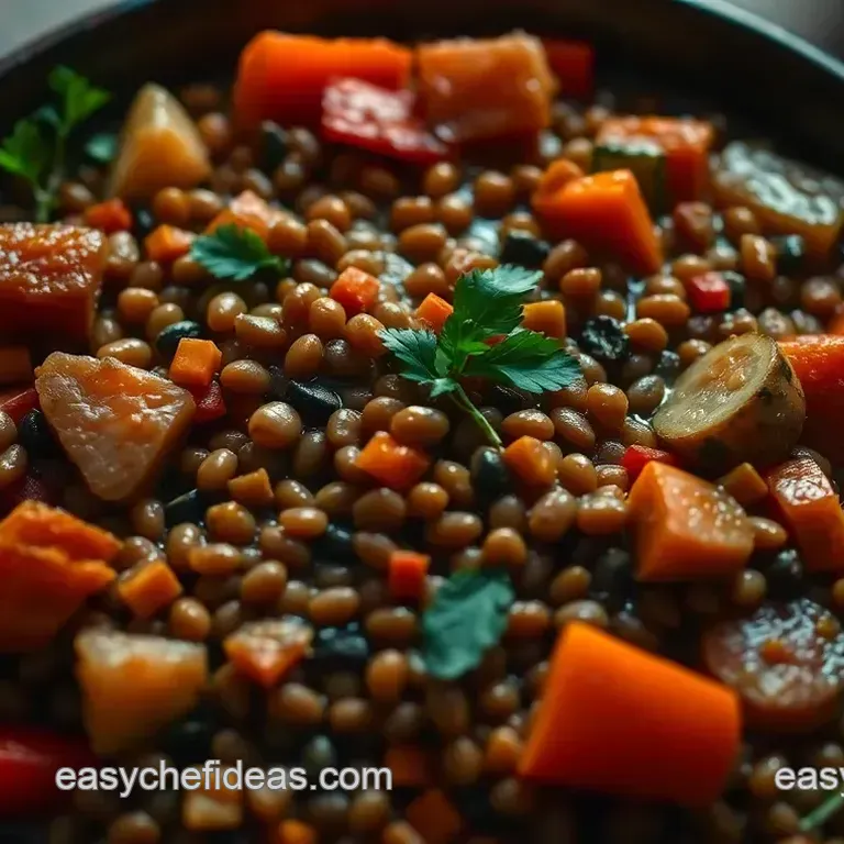 Cozy Spiced Lentil & Vegetable Stew