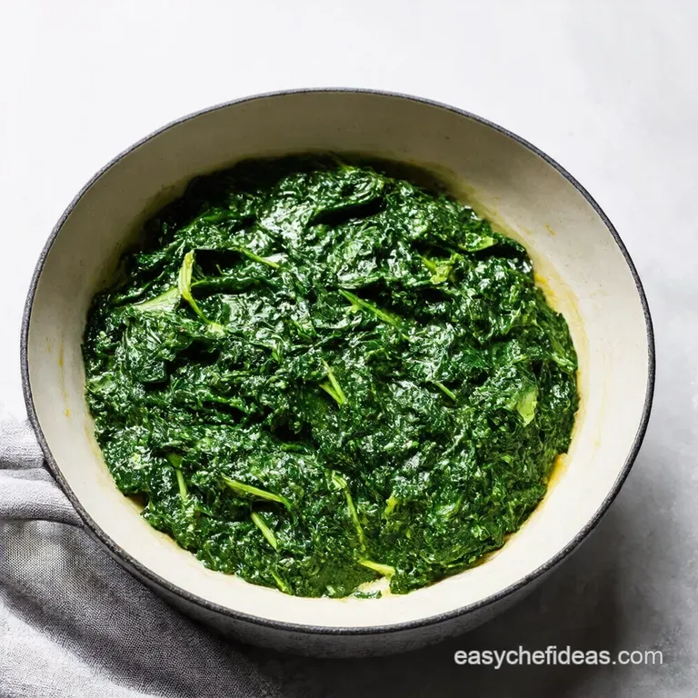 Creamed Spinach with Fresh Spinach