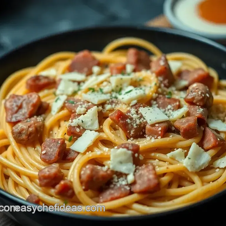 Creamy Carbonara Meat: An Italian Classic with a Hearty Twist