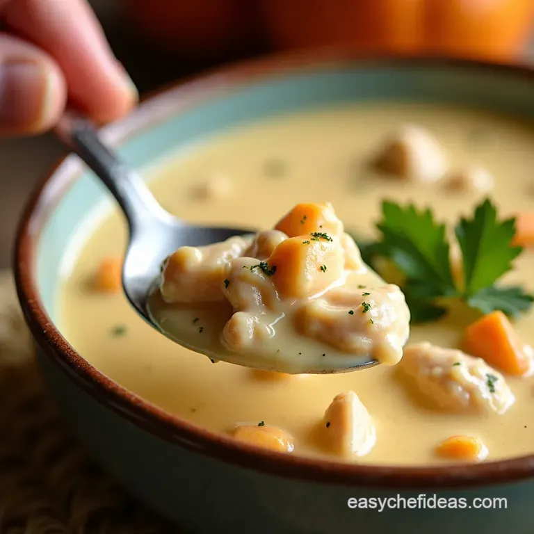 Creamy Chicken Corn Chowder a Bowl of Comfort presentation