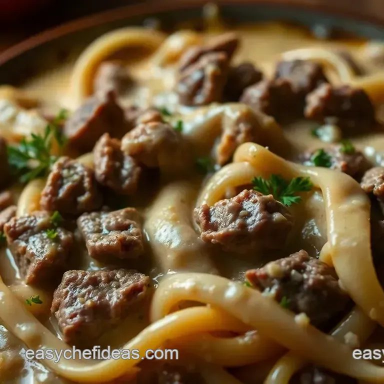 Creamy Classic Beef Stroganoff: A Weeknight Wonder