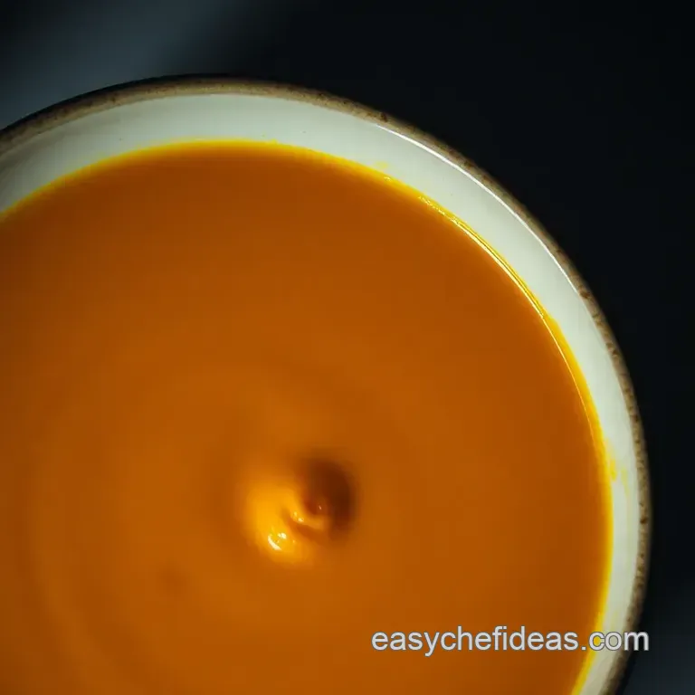 Creamy Coconut Curry Pumpkin Soup presentation