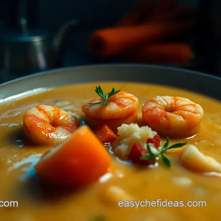 Creamy Crab and Shrimp Seafood Bisque