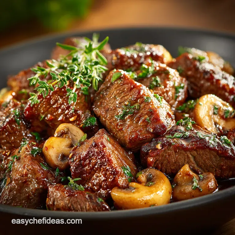 Creamy Dreamy Beef Stroganoff