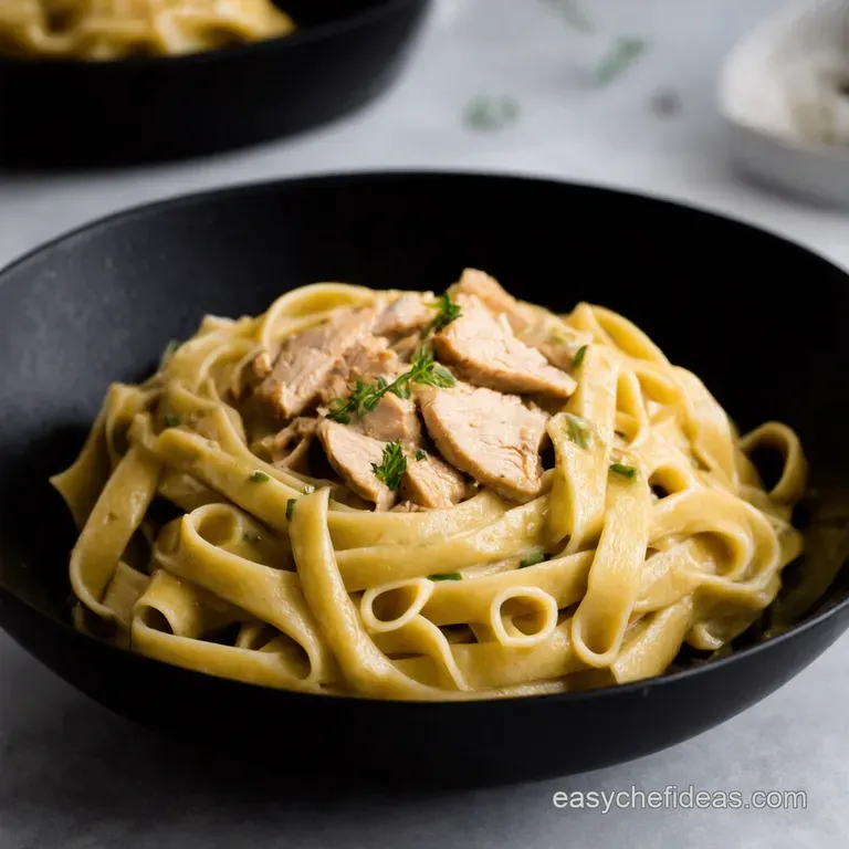 Creamy Dreamy Chicken Fettuccine Alfredo