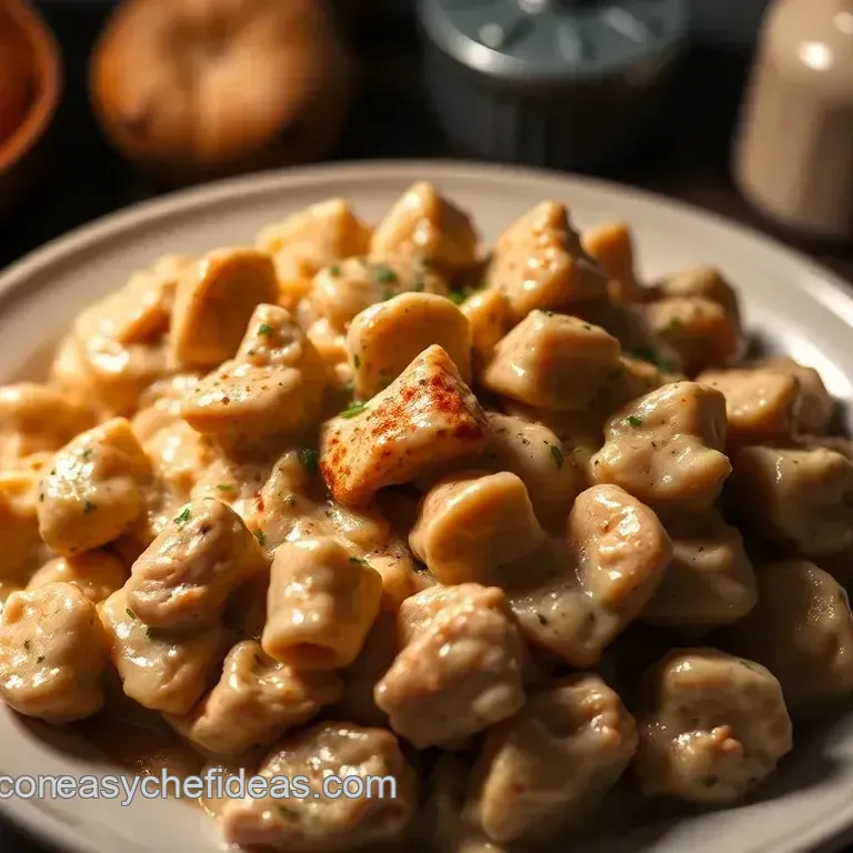 Creamy Dreamy Chicken Stroganoff