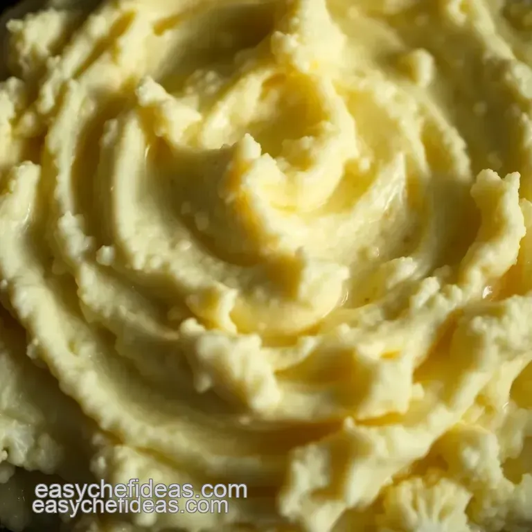 Creamy Dreamy Mashed Cauliflower presentation