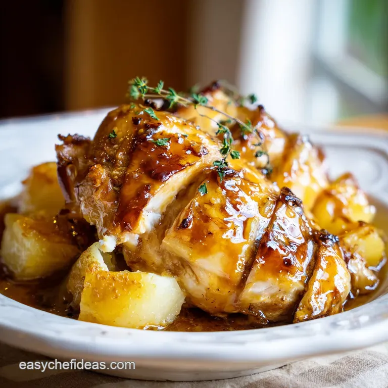 Creamy Garlic Crockpot Chicken