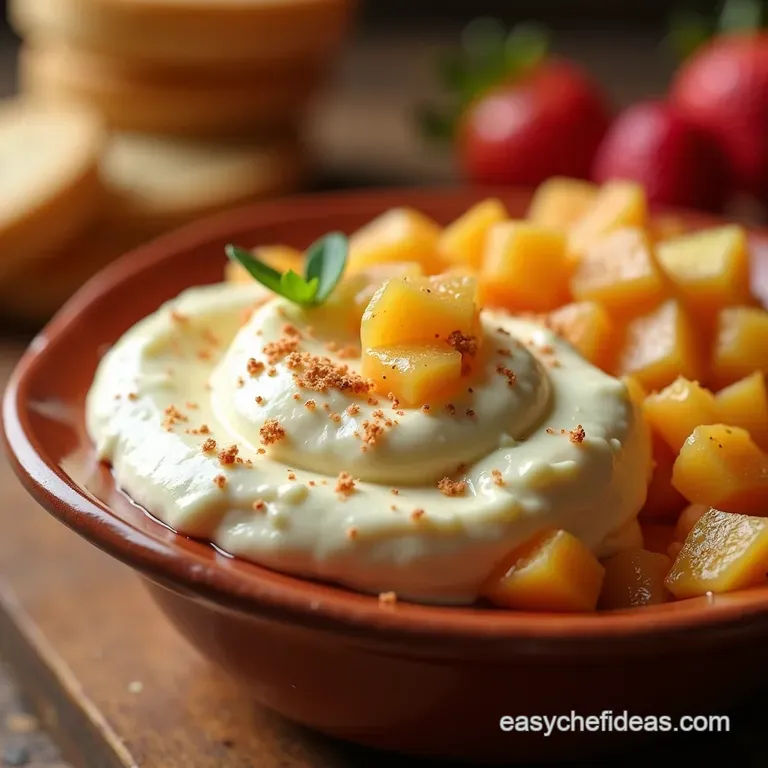 Cloud Nine Creamy Vanilla Honey Fruit Dip presentation