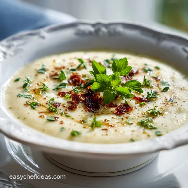 Creamy Potato Soup: Savory and Velvety