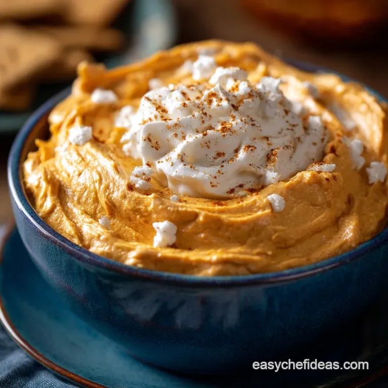 Pumpkin Pie Dip: the Ultra-Creamy 15-Minute No-Bake Autumn Treat presentation