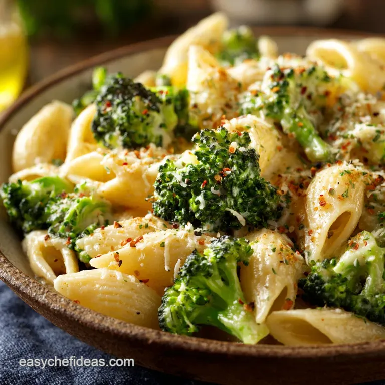 Pasta and Broccoli: the Ultra-Creamy Recipe Ready in 35 Minutes presentation