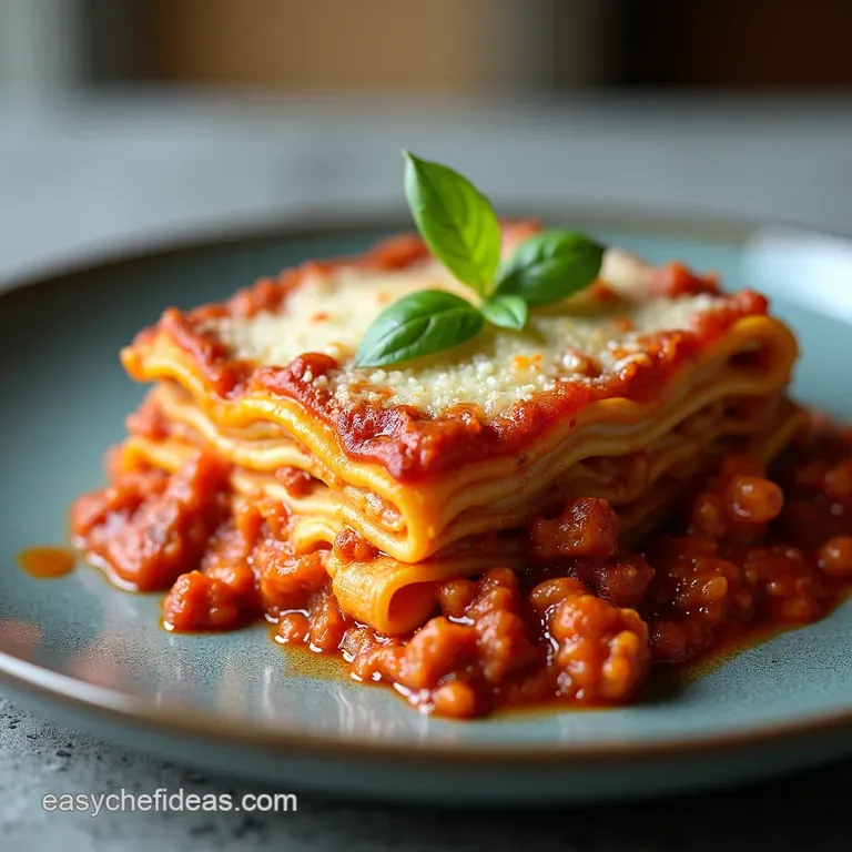 The Cheeky Sunday Lasagna Creamy Ricotta Layers with a Speedy Beef Tomato Ragu