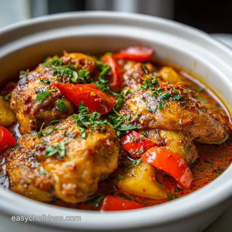 Slow Cooker Chicken: Creamy Ranch and Potatoes