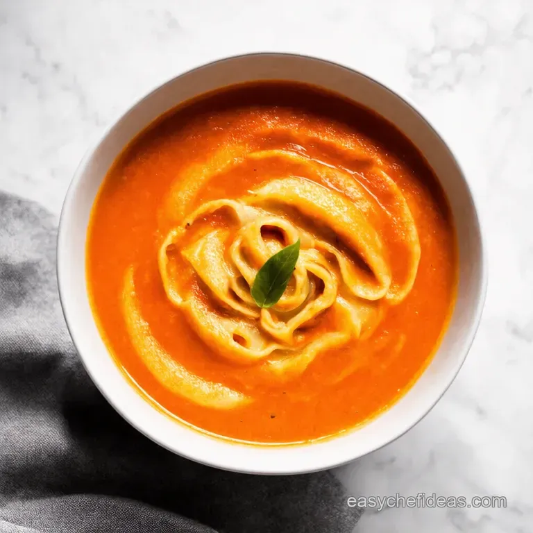 Creamy Tomato Tortellini Soup
