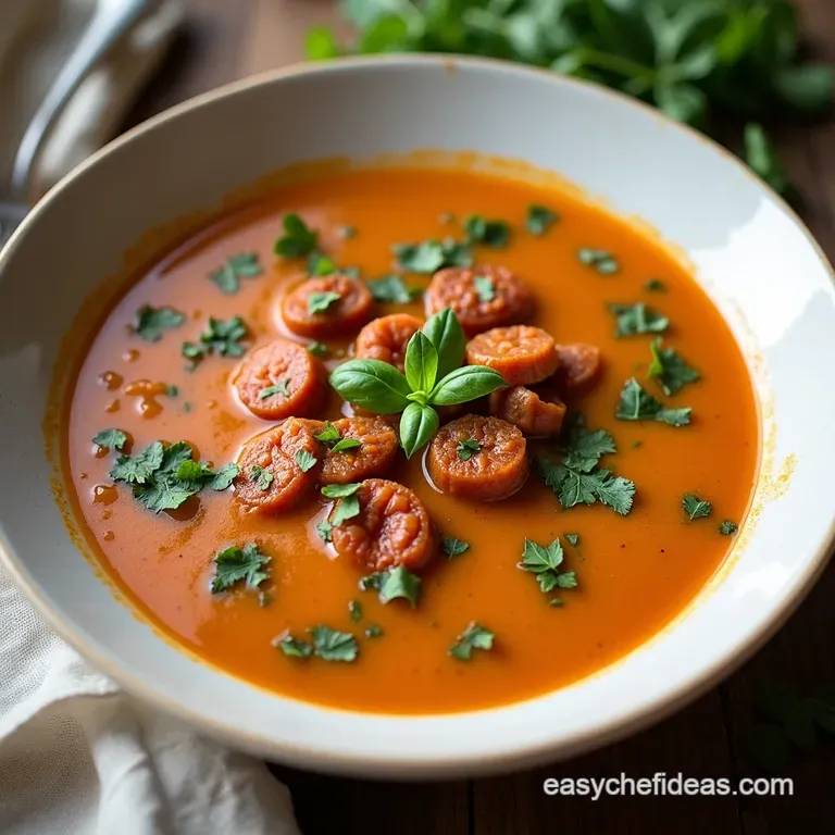 Creamy Tuscan Sausage and Kale Soup