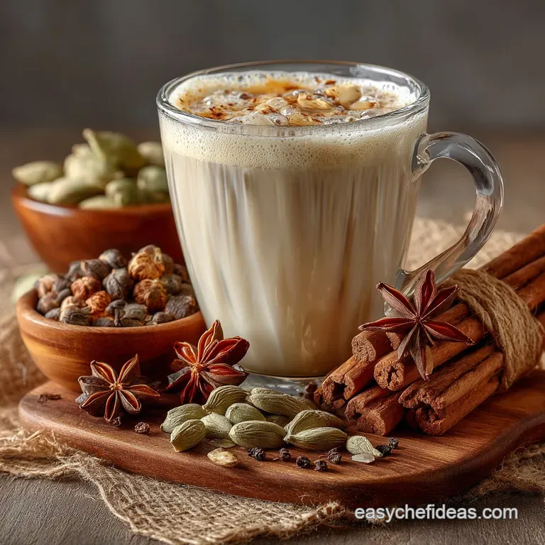 The Absolute Best Velvety Vanilla Cinnamon Milk Tea Concentrate presentation