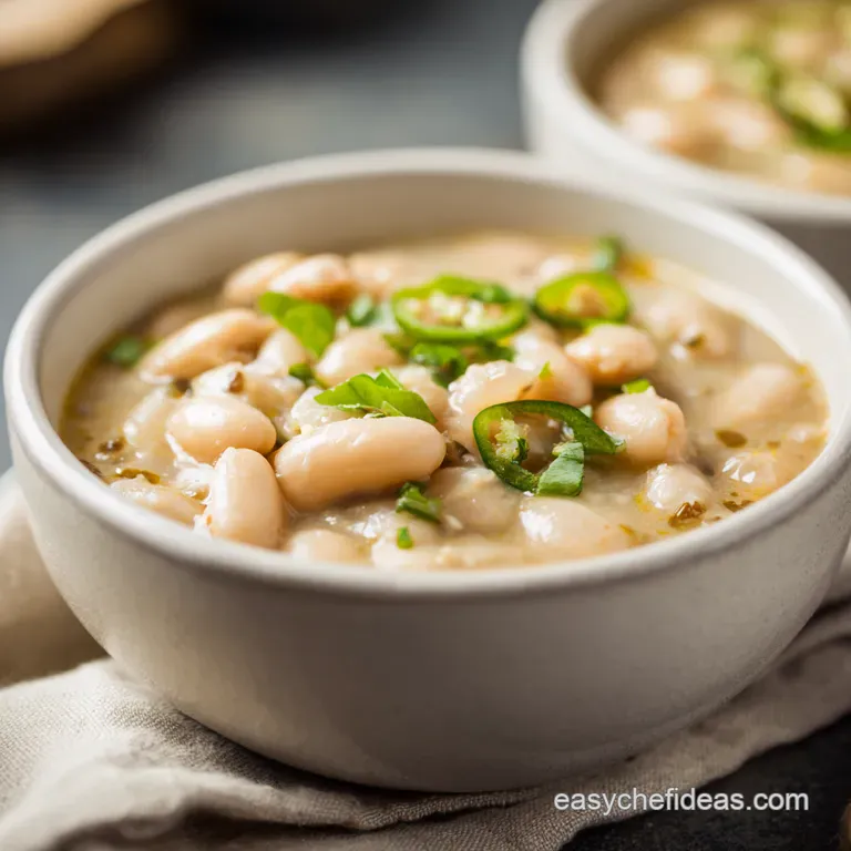 Creamy White Bean Chicken Chili