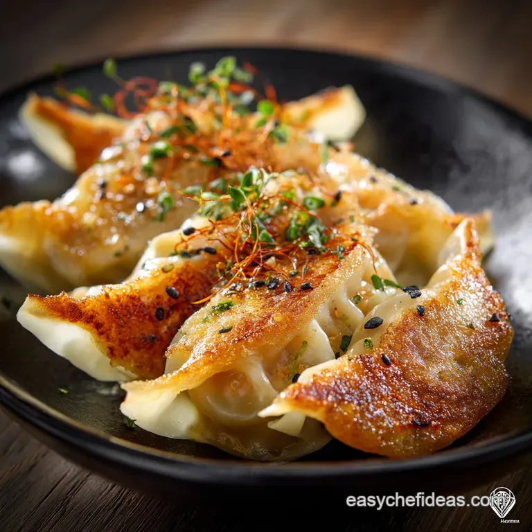 Prawn and Chicken Gyoza Crisp Bottomed Dim Sum Delight