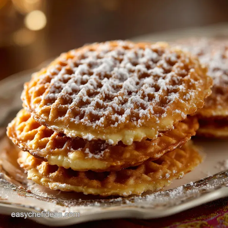 Italian Pizzelle Cookies: The Authentic Crisp Anise Waffle Cookie