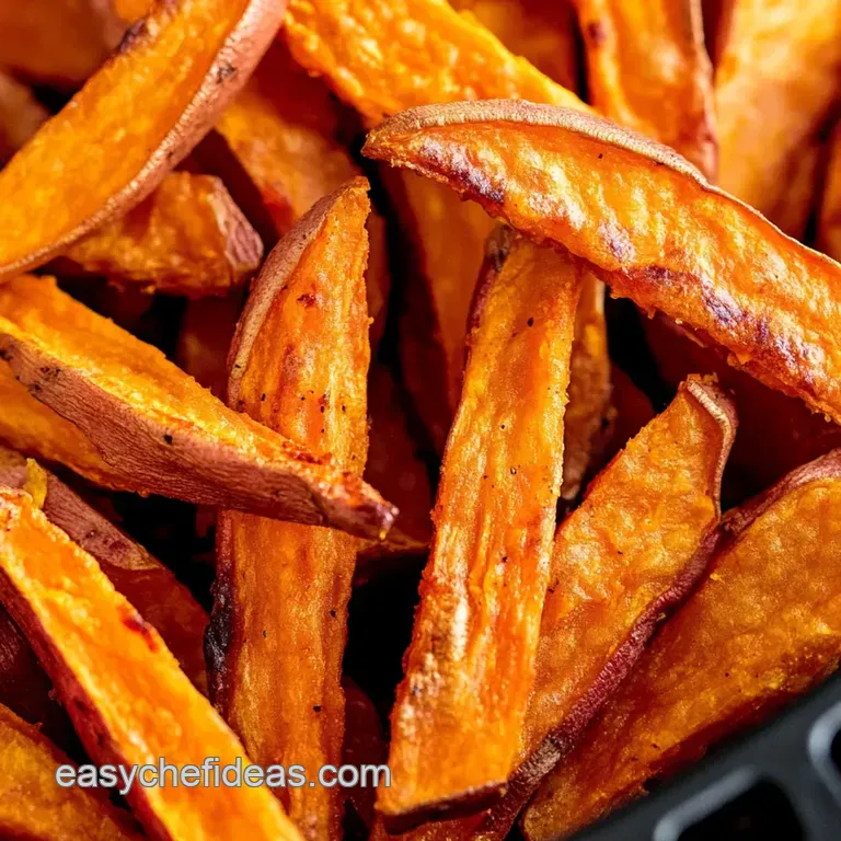 Crispy Air Fryer Sweet Potato Fries presentation