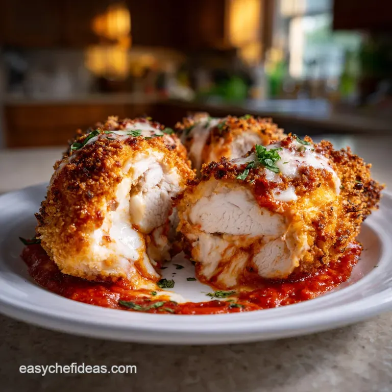 Crispy Baked Chicken Parmesan Rolls Easy Chicken P Method presentation
