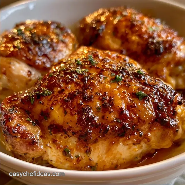 Crispy Baked Chicken Thighs: Shattering Skin