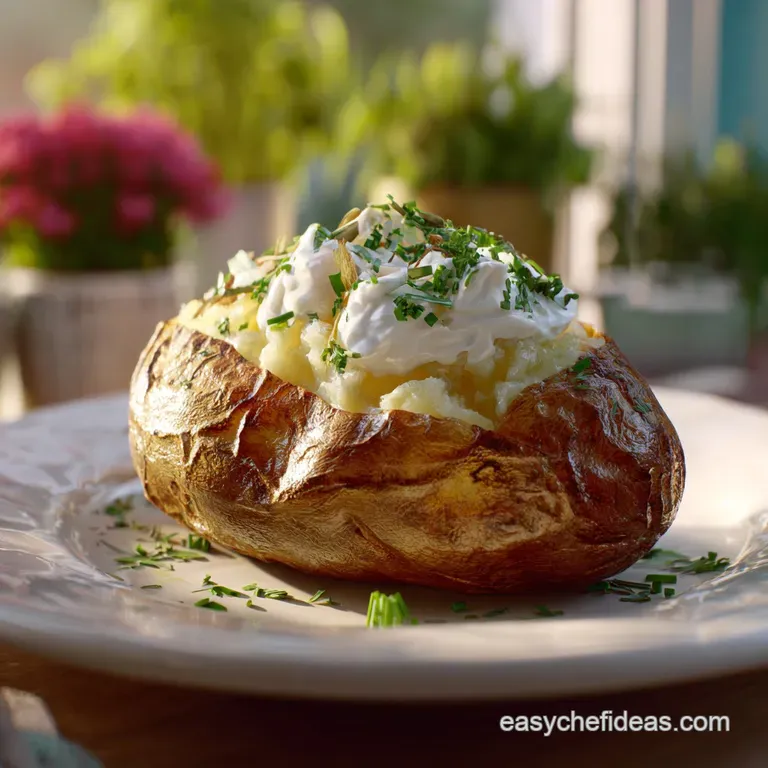 Baked Potato in Oven: Crispy and Fluffy
