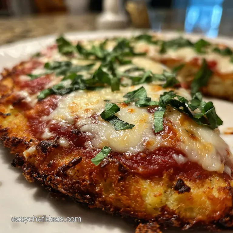 Crispy Cheesy Cauliflower Crust Pizza Tutorial