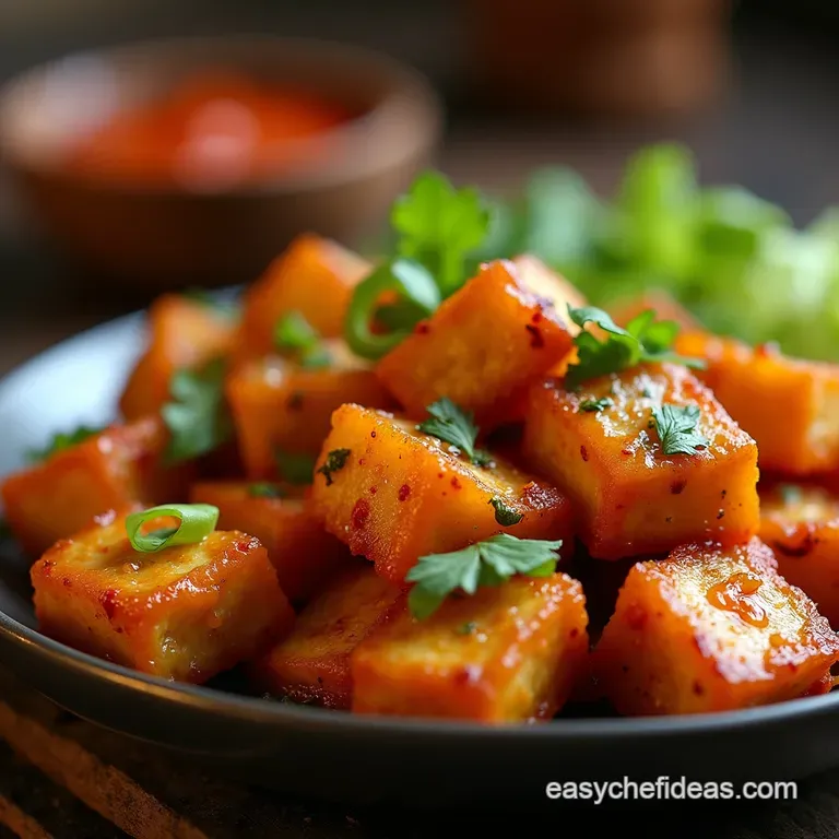 Indochinese Firecracker Chilli Paneer the Ultimate Crispy Restaurantstyle Classic presentation