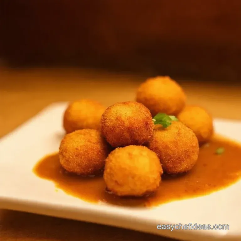 Crispy Curry Bombs Japanese Korokke カレーコロッケ presentation