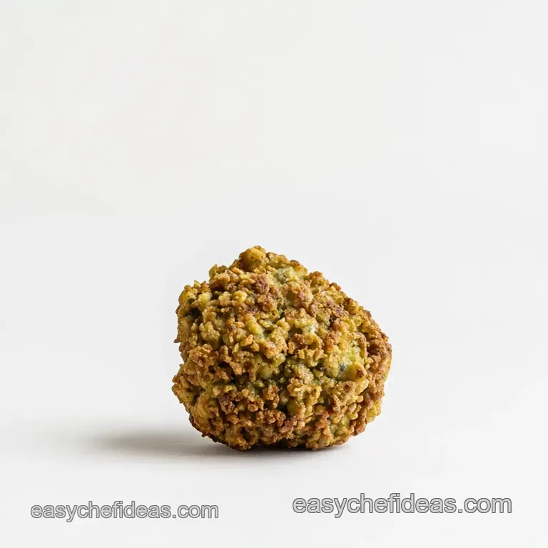 Crispy & Flavorful Homemade Falafel presentation