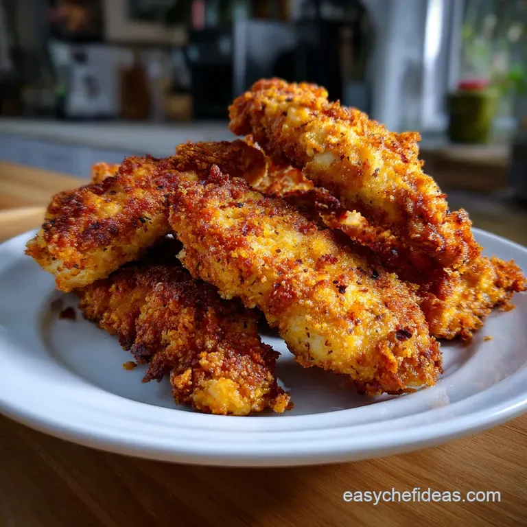 Crispy Golden Air Fryer Chicken Tenders: Ultimate Crunch presentation