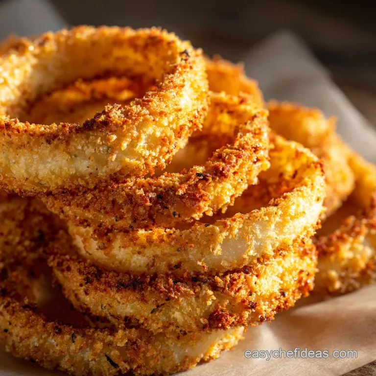 Healthy Baked Onion Rings: Ultra-Crispy Guilt-Free Panko Recipe