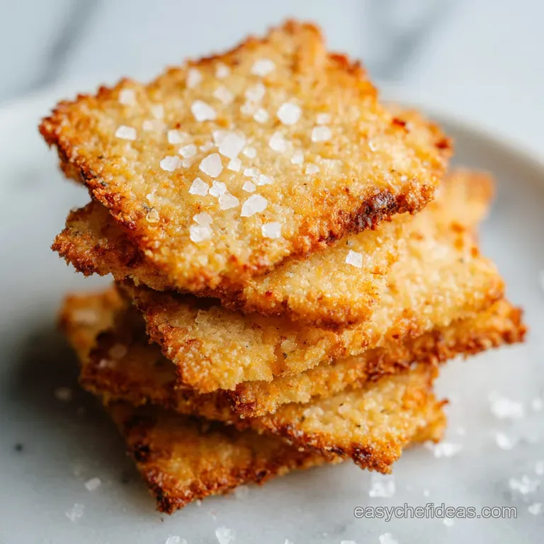 Keto Crackers: Ultra Crispy and Salty