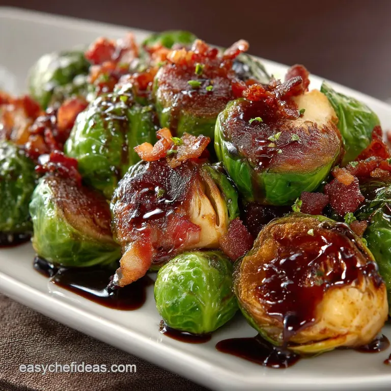 The Longhorn Legacy Crispy Glazed Brussels Sprouts with Bacon Balsamic