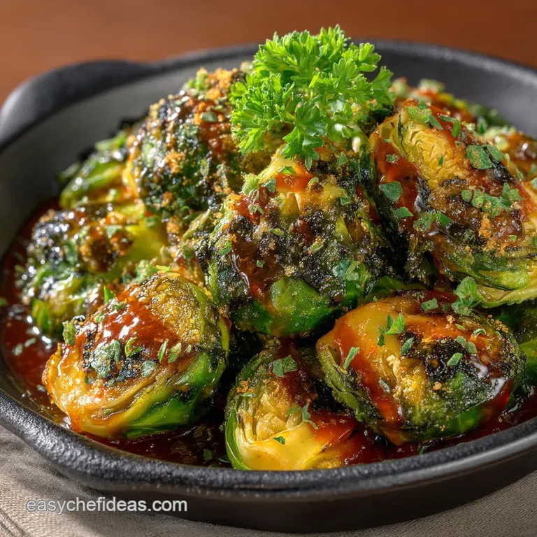The Best Bit of Brassicas Crispy Longhornstyle Honeychipotle Brussels Sprouts presentation