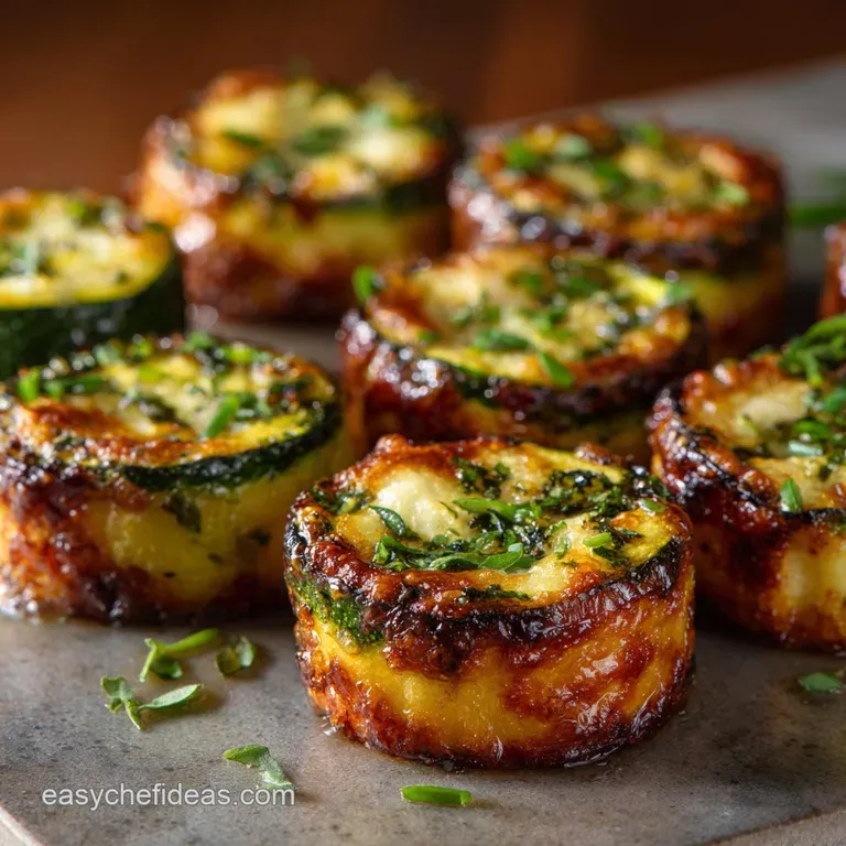 Zucchini Pizza Bites: The Ultimate Crispy Low-Carb Nibbles