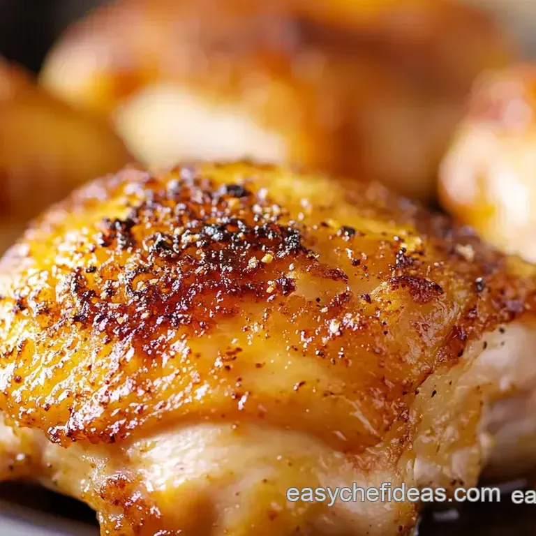Crispy Oven-Baked Chicken Thighs