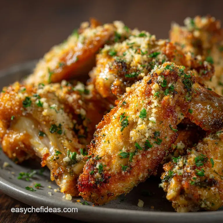 Garlic Parmesan Wings: Ultimate Crispy Oven Bake