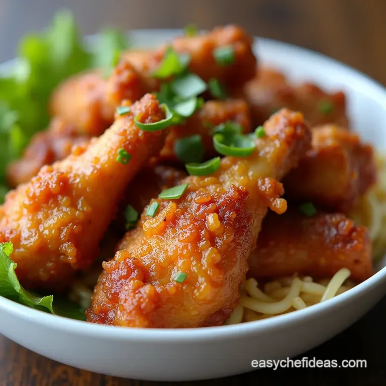 Seoul Sensation The Ultimate DoubleFried Crispy Yangnyeom Korean Chicken