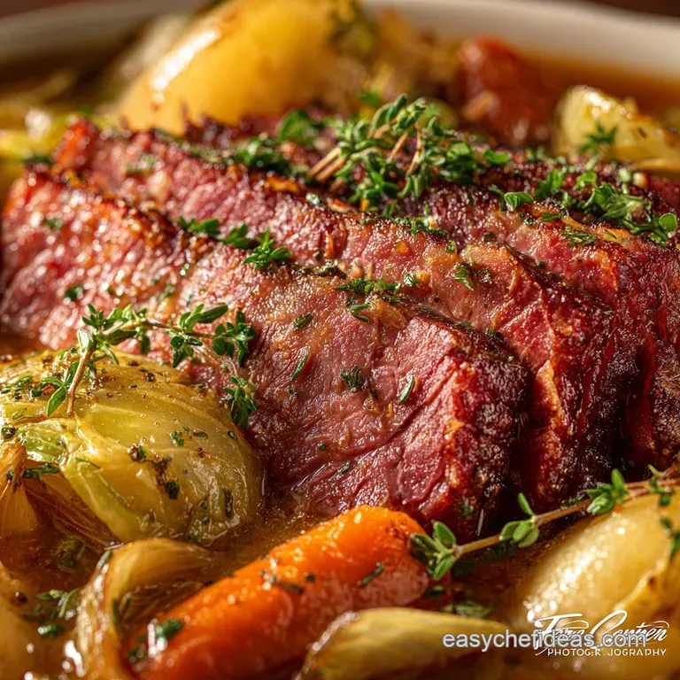 Crock Pot Corned Beef and Cabbage: Set-It-And-Forget-It Classic presentation