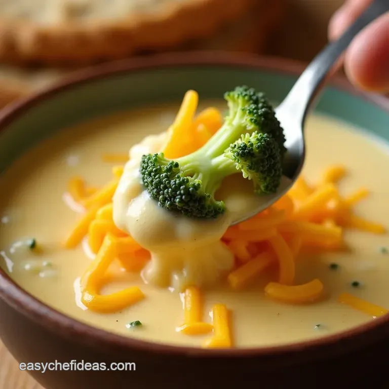 Crockpot Broccoli Cheese Bliss presentation