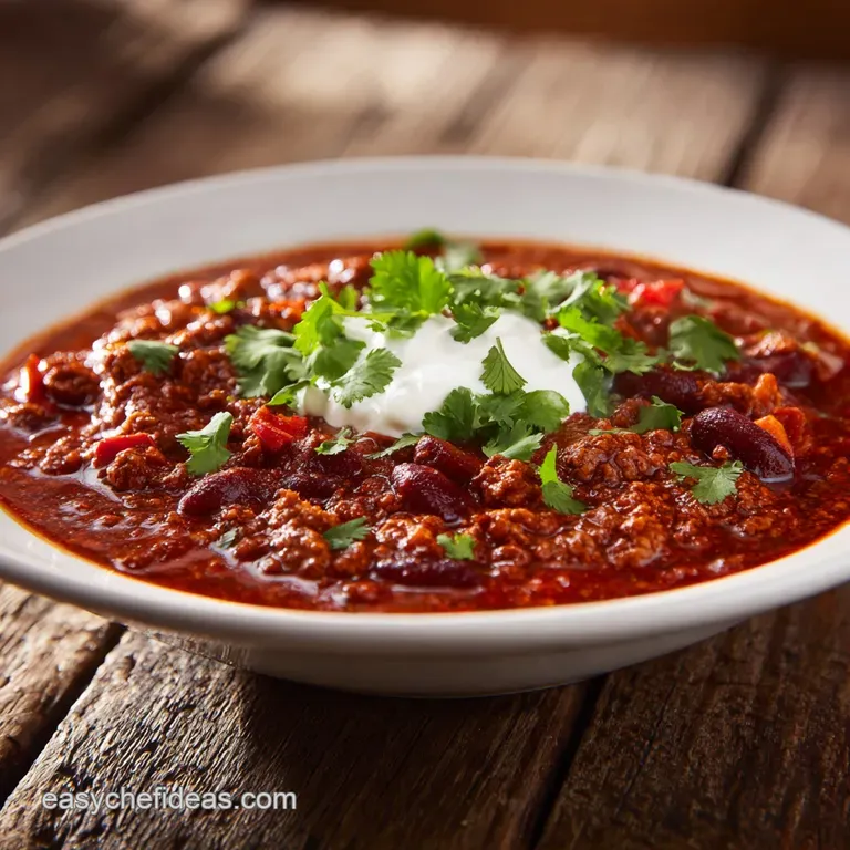 Crockpot Chili Recipe: Smoky Ground Beef