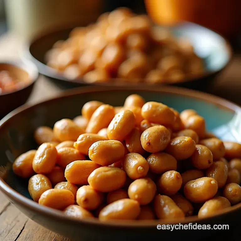 Crockpot Classic the Easiest Southern Boiled Peanuts presentation