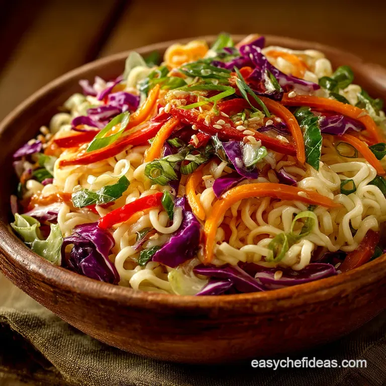 Crunch Time Ramen Noodle Salad Toasted Sesame Slaw