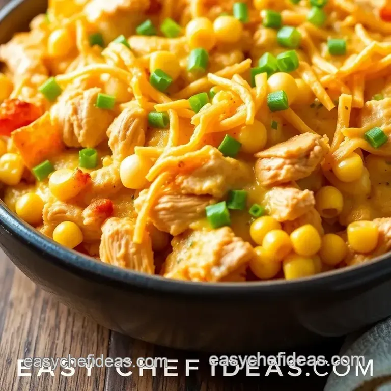 Crunchy Chicken Dorito Casserole Delight presentation