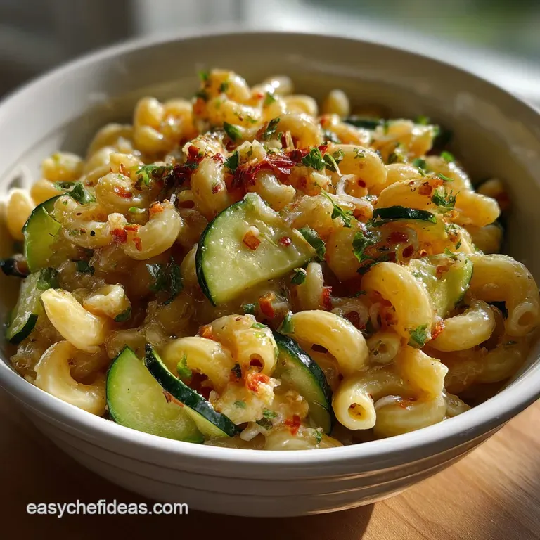 Macaroni Salad with Zucchini: The Crunchy BBQ Champion